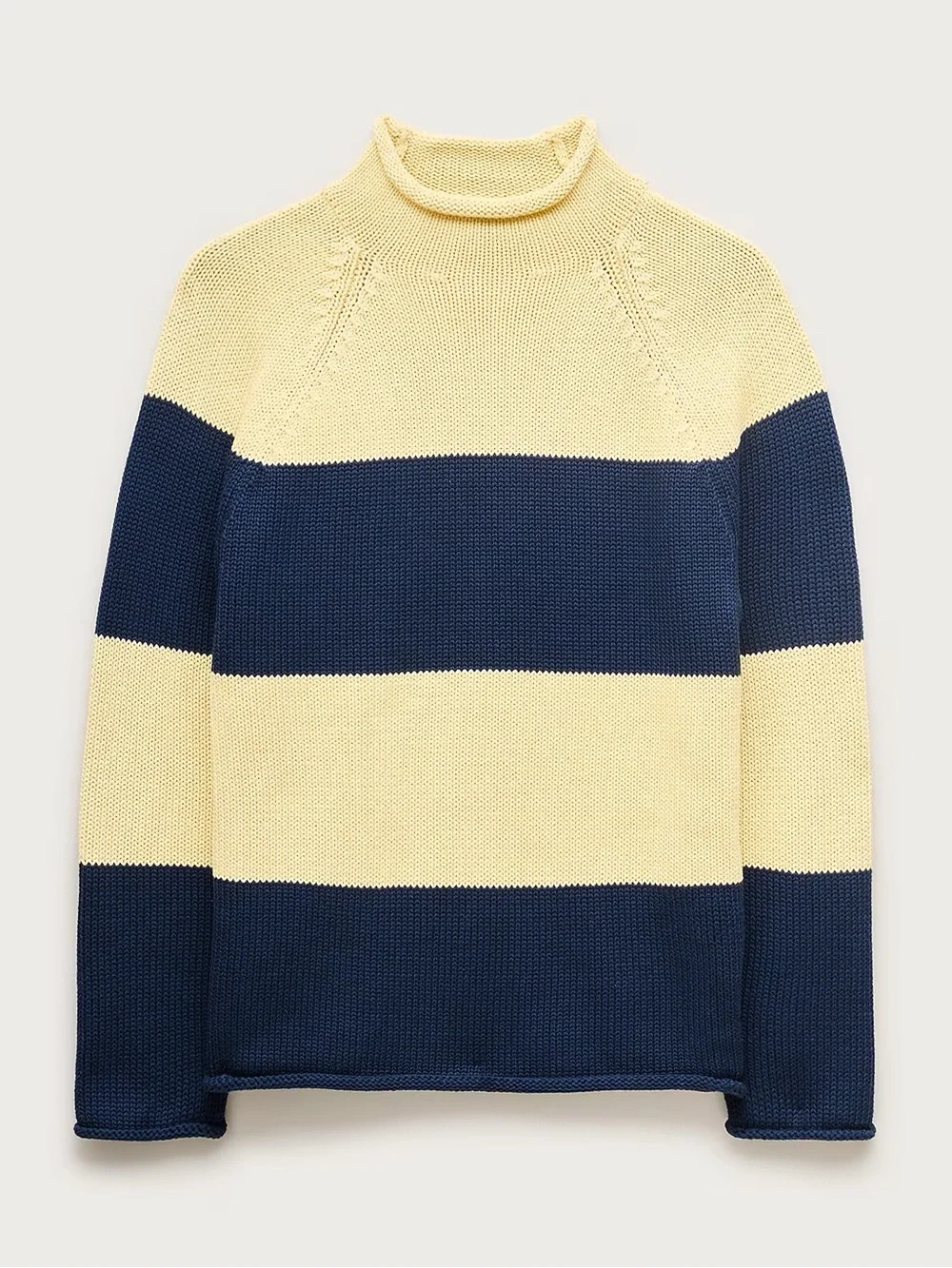 J. CREW 1988 RollneckT™ sweater in Rugby Stripe Size S $118 CQ895